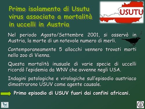 west nile e usutu - Spacs.unina.it