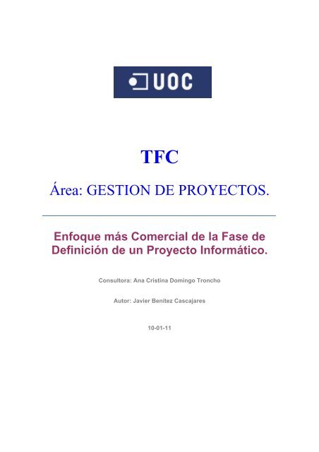 Gestión de Proyectos