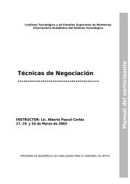 Técnicas de Negociación