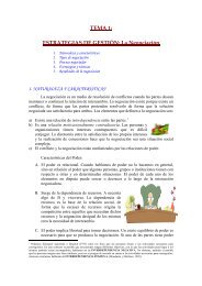 TEMA 1: ESTRATEGIAS DE GESTIÓN: La Negociación