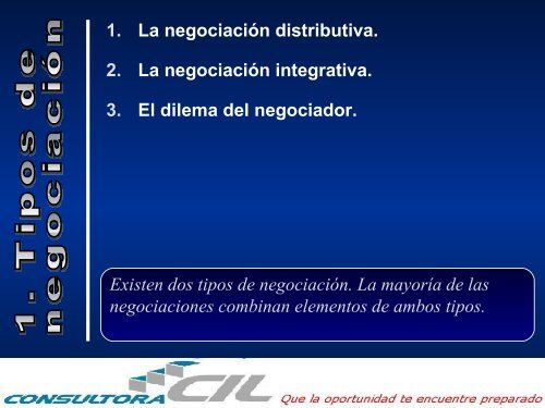 Taller de Negociación Efectiva (877 KB) - Consultora CIL