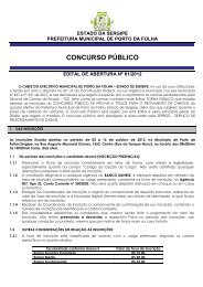 CONCURSO PÚBLICO - Seprod