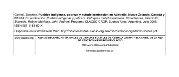 Pueblos indígenas, pobreza y autodeterminación en Australia ... - IIDH