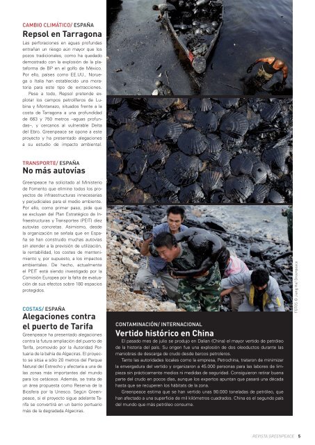 Revista GREEN 3/10 - Greenpeace