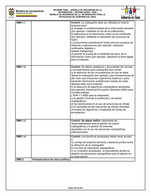 MODELO DE SEGURIDAD - Gobierno en línea.