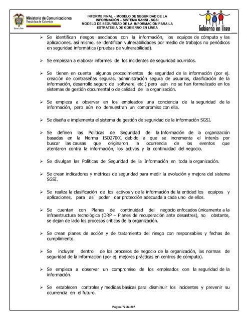 MODELO DE SEGURIDAD - Gobierno en línea.