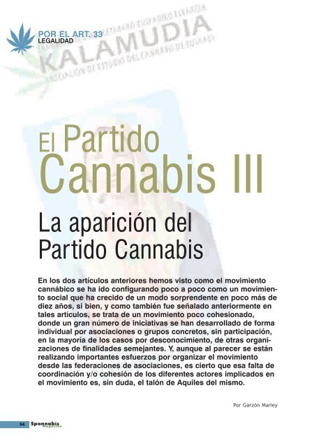 EL RINCÓN de - Cannabis Magazine