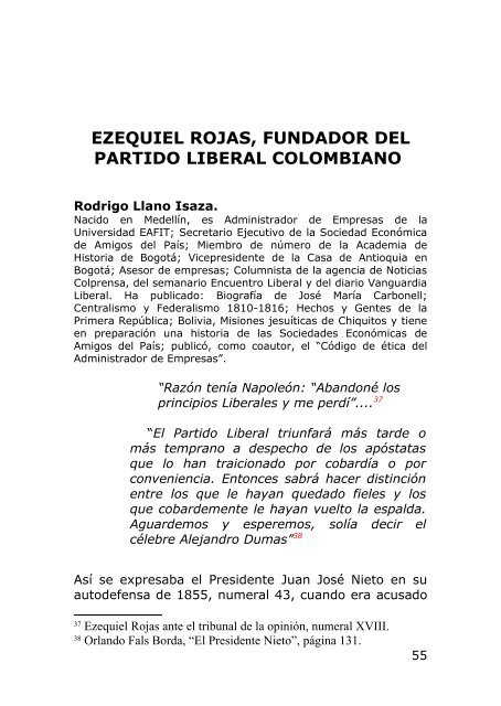 EL LIBERALISMO EN LA HISTORIA - Partido Liberal Colombiano