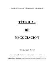 TÉCNICAS DE NEGOCIACIÓN