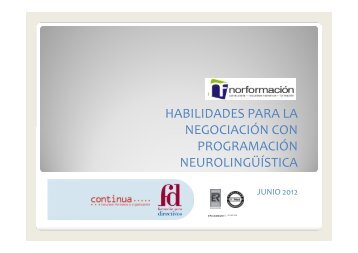 (Microsoft PowerPoint - Habilidades para la negociaci\363n con PNL)