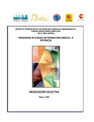 NEGOCIACIÓN COLECTIVA - OIT en América Latina y el Caribe