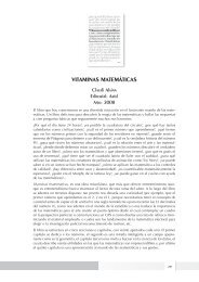 VITAMINAS MATEMÁTICAS