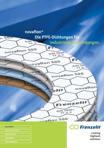 novaflon® Die PTFE-Dichtungen für industrielle ... - Rala GmbH & Co.