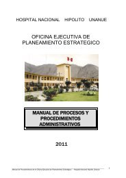 Oficina Ejecutiva de Planeamiento Estratégico - Hospital Nacional ...