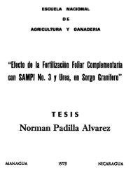 “Efecto de Ia Fertilización foliar complementaria con SAMPI No. 3 y ...