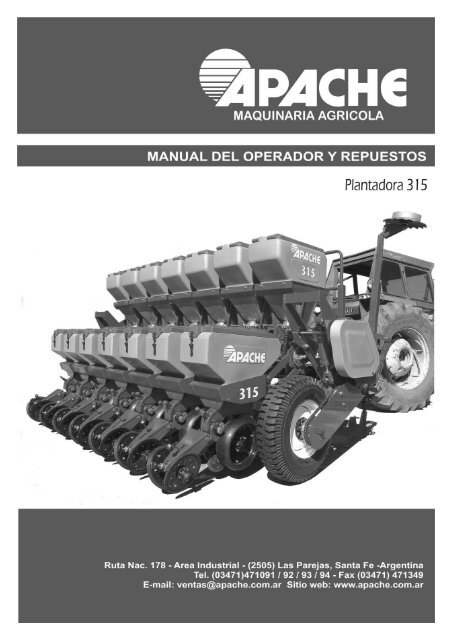 Descargar Manual Apache Maquinaria Agricola