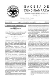 RESOLUCIÓN No - Gobernación de Cundinamarca