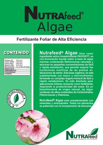 Fertilizante Foliar de Alta Eficiencia - NutraFeed