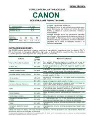 ficha técnica fertilizante foliar y/o radicular ... - MABRUK