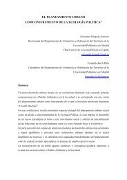 el planeamiento urbano como instrumento de la ecología política