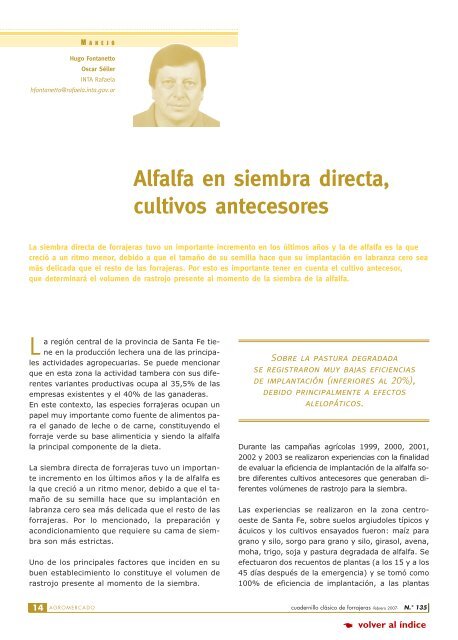 Fertilización de alfalfa - Revista Agromercado