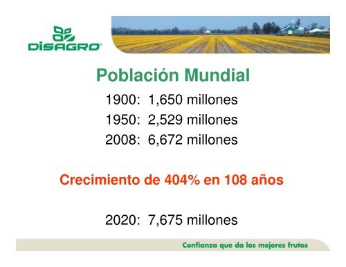 Presentación sobre conceptos básicos de fertilizantes y ... - Disagro