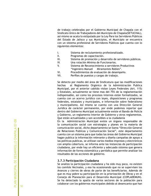 Plan Municipal de Desarrollo 1.indd - ITS Chapala