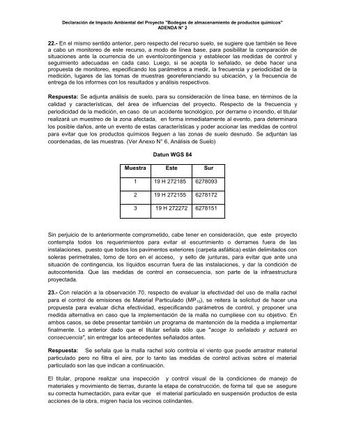 Adenda - SEA - Servicio de evaluación ambiental