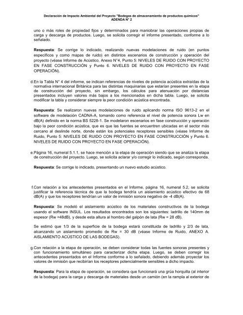 Adenda - SEA - Servicio de evaluación ambiental