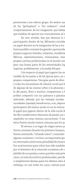 MEMORIAS DE LA EMIGRACIÓN ESPAÑOLA A AMÉRICA | [ 1 ]