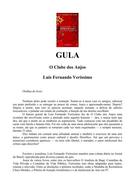 O Clube dos Anjos Luís Fernando Veríssimo - CTIS Conectando