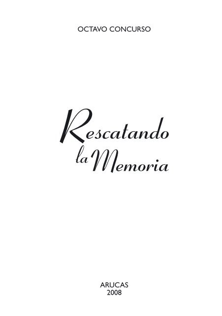 R LA MEMORIA 8 2008.indd - Adipymes