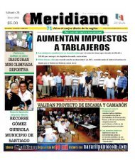 orte Meridiano del Norte - Nayarit