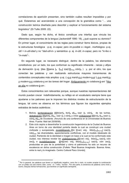 Libro de Actas del Congreso Regional de la Cátedra ... - UNGS