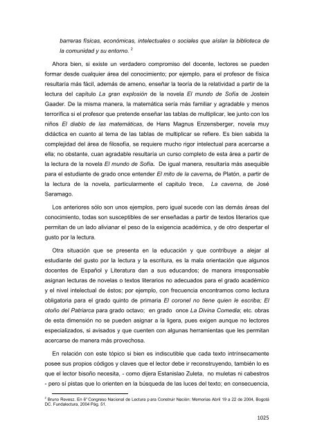 Libro de Actas del Congreso Regional de la Cátedra ... - UNGS