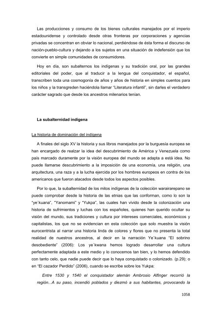 Libro de Actas del Congreso Regional de la Cátedra ... - UNGS