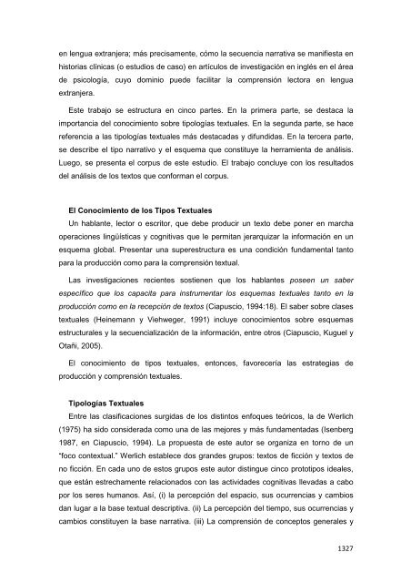 Libro de Actas del Congreso Regional de la Cátedra ... - UNGS