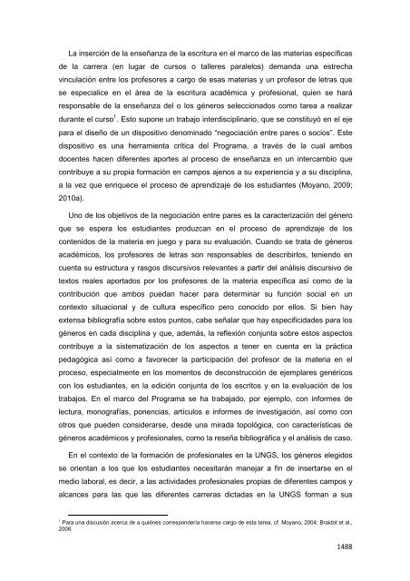 Libro de Actas del Congreso Regional de la Cátedra ... - UNGS