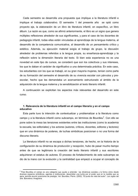 Libro de Actas del Congreso Regional de la Cátedra ... - UNGS