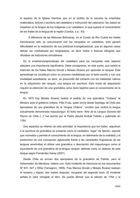 Libro de Actas del Congreso Regional de la Cátedra ... - UNGS