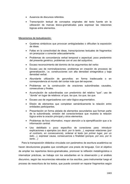 Libro de Actas del Congreso Regional de la Cátedra ... - UNGS