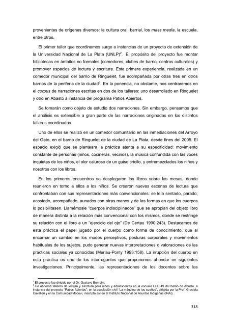 Libro de Actas del Congreso Regional de la Cátedra ... - UNGS