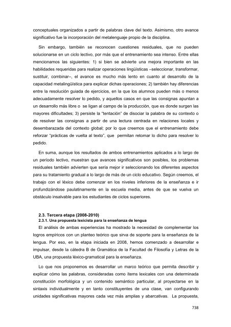 Libro de Actas del Congreso Regional de la Cátedra ... - UNGS