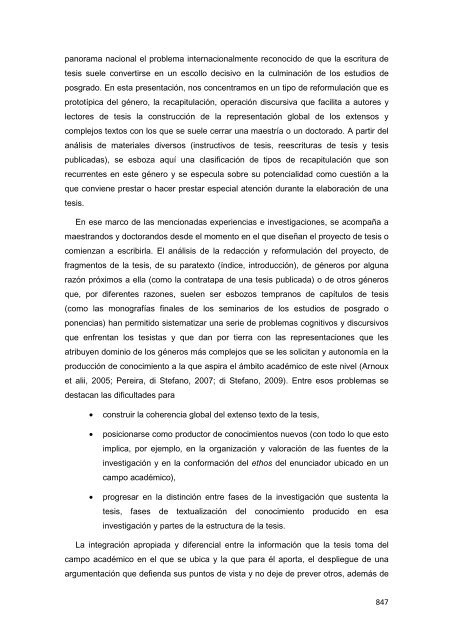 Libro de Actas del Congreso Regional de la Cátedra ... - UNGS