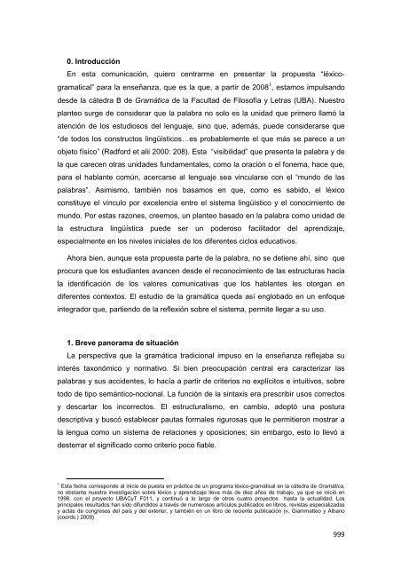 Libro de Actas del Congreso Regional de la Cátedra ... - UNGS