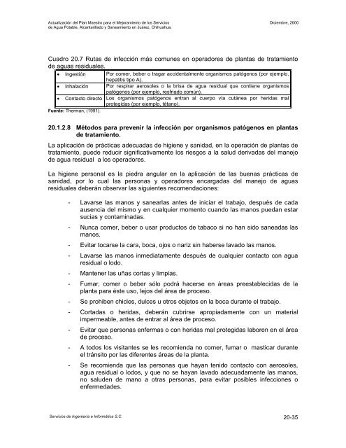 Análisis del reuso de aguas residuales tratadas