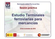 Estudio Terminales ferroviarias para mercancías - Tecniberia