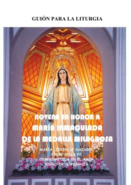 Conoce la fiesta de la Virgen de la Medalla Milagrosa la celebración del 27  de noviembre. 