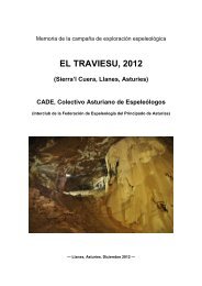 EL TRAVIESU, 2012 - Espeleoastur