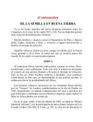 (Continuación) III. LA SEMILLA EN BUENA TIERRA - Instituto ALMA